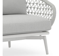 Juego De Sillones Living Jardin Exterior Cuddle Tio Musa Color Gris