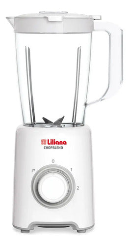 Licuadora Liliana Al453 Chopblend Blanca 1.5 Lts Color Blanco