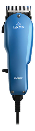 Cortadora De Pelo Gama Gm593 13 Piezas Profesional Magnetic Azul