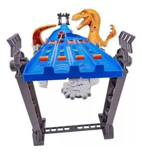 Pista De Autos Lanzador Zuru Metal Machine Raptor Attack Azul