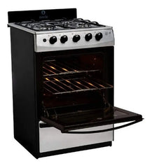 Cocina Escorial Master Style Multigas 4 Hornallas Acero Inox Acero Inoxidable