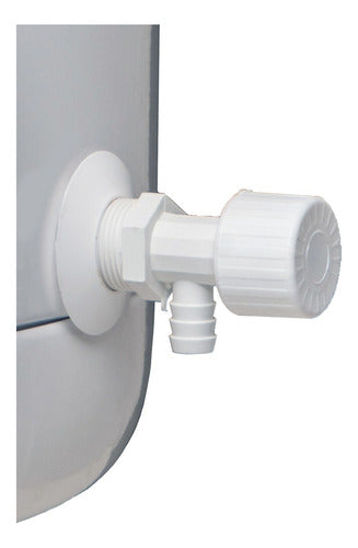 Termotanque A Gas Ecotermo Ep53 Alta Recuperación 51lt C/sup Color Blanco