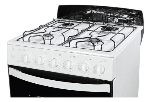 Cocina Multigas Florencia 5536 Blanca De 4 Hornallas Clase A Blanco