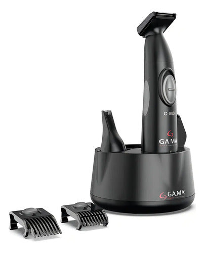 Cortadora Multiuso 6 En 1 Gama Italy C-800 Trimmer Con Base Negro