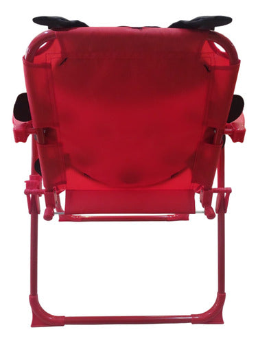 Silla Reposera Infantil Niños 1 Posicion Vaquita San Antonio Rojo