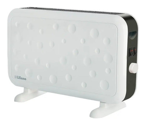 Calefactor Eléctrico Convector Liliana Cfb17 De 2000w Blanco/negro