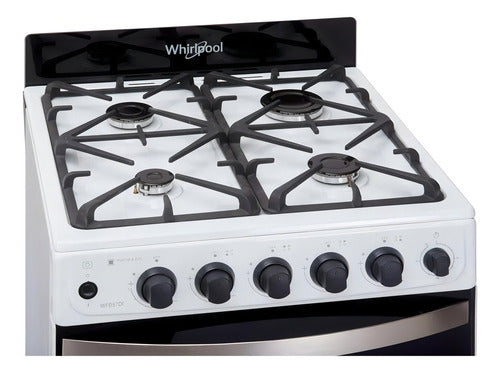 Cocina Whirlpool Multigas 56 Cm Blanca Color Blanco