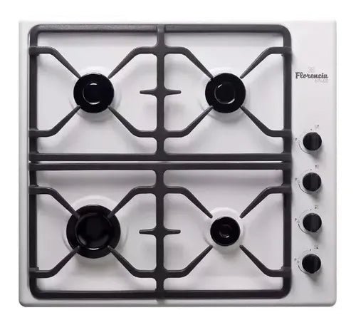 Anafe De Empotrar Multigas Florencia 6746b de 4 hornallas Blanco