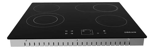 Anafe Eléctrico De Empotrar Vitrocerámico Drean Aedr60cnv Cs Negro