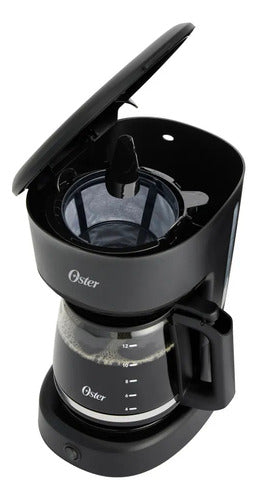 Cafetera De Filtro Reutilizable Oster Dcs121b 12 Tazas 900w Negro