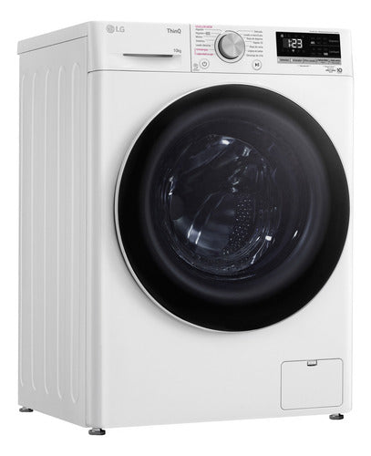 Lavarropas Carga Frontal LG Wm10wvc4s6 Blanco Inv Ai 10kg Cs