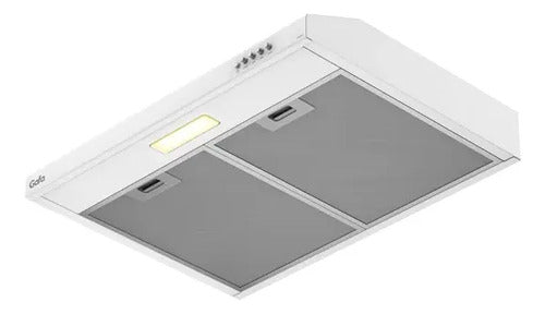 Extractor Purificador Gafa Dg6sw De 60cm 3 Vel Luz Led Blanco