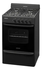 Cocina A Gas Longvie 12231g 56cm Grafito Cajón Parrilla Grafito