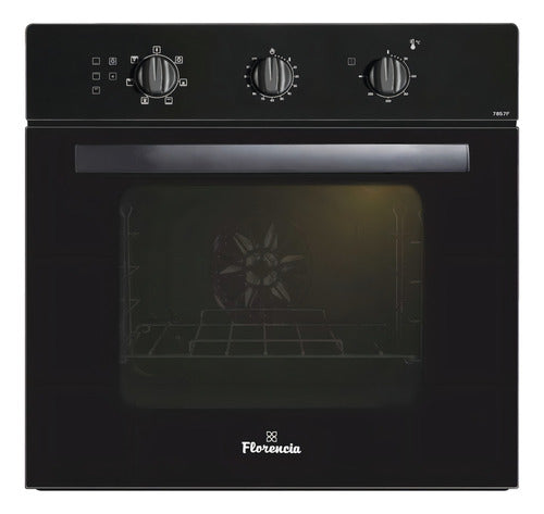 Horno Eléctrico Florencia 7857f 63l Empotrable Color Negro