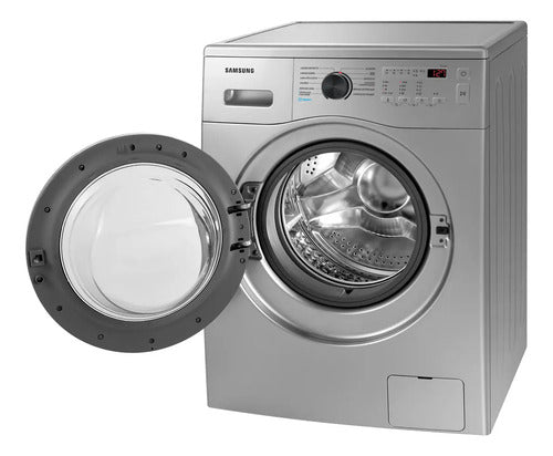 Lavarropas Automático Samsung Inverter 6.5 Kg Silver Plateado