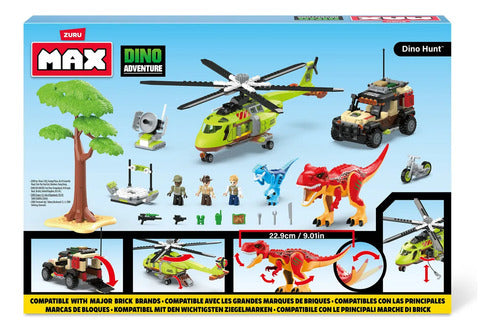 Bloques Construcción Zuru Max Dino Adventure De 592 Piezas 592 Dinosaurios