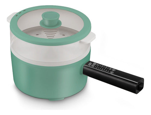 Olla Eléctrica Multifuncion Yelmo Gc-3003 3 Litros 1000w Cs Verde 220