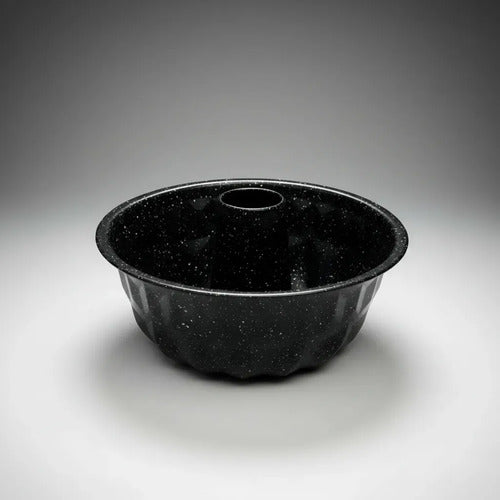 Molde Para Flan Flanera Savarin Antiadherente Carol 5054fne Negro
