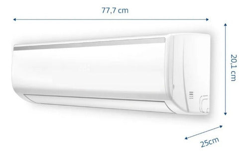 Aire Acondicionado Split F/c Alaska As35wchu 3200watts Blanco