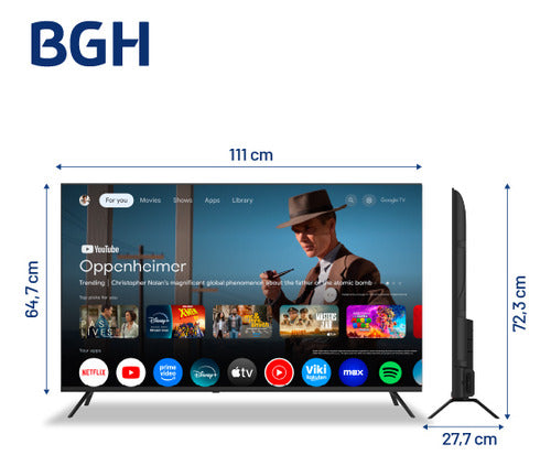 Tv Bgh 50'' 4k Google Tv B5026us6g