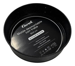 Molde Desmontable Traba Antiadherente Tortera Cocina Color Negro