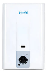 Calefón A Gas Natural Escorial Blanco 14l Sin Llama Piloto Blanco Gn