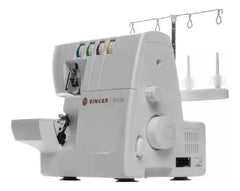 Máquina De Coser Portable Overlock Singer S0105 Blanca Blanco