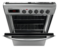 Cocina A Gas Longvie 21501xt 56cm Inox Grill Eléctrico Color Acero Inoxidable