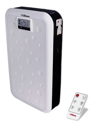 Calefactor Eléctrico Liliana Tcv110d Con Termostato 2200w Blanco/negro