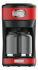 Cafetera De Filtro Westinghouse Rojo Retro 1.25 Lts 1000w