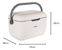 Heladera Conservadora Atma Vintage 20l Manija Y Correa Intercambiables Blanca Blanco