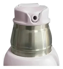 Termo Set Matero Acero Inoxidable Camping Con Pico Vertedor Blanco