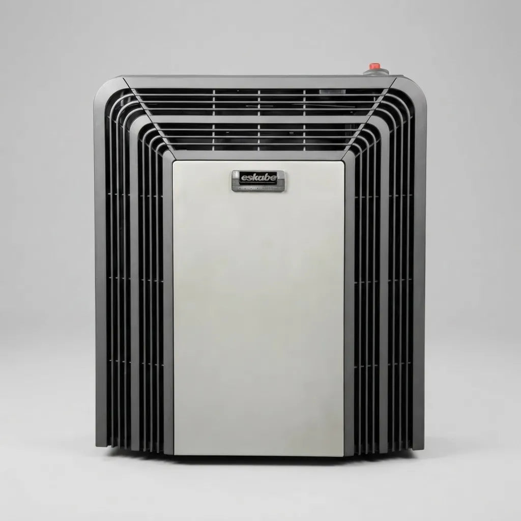 Calefactor A Gas Eskabe Titanio Tbu 3000kcal/h Termostato Gris