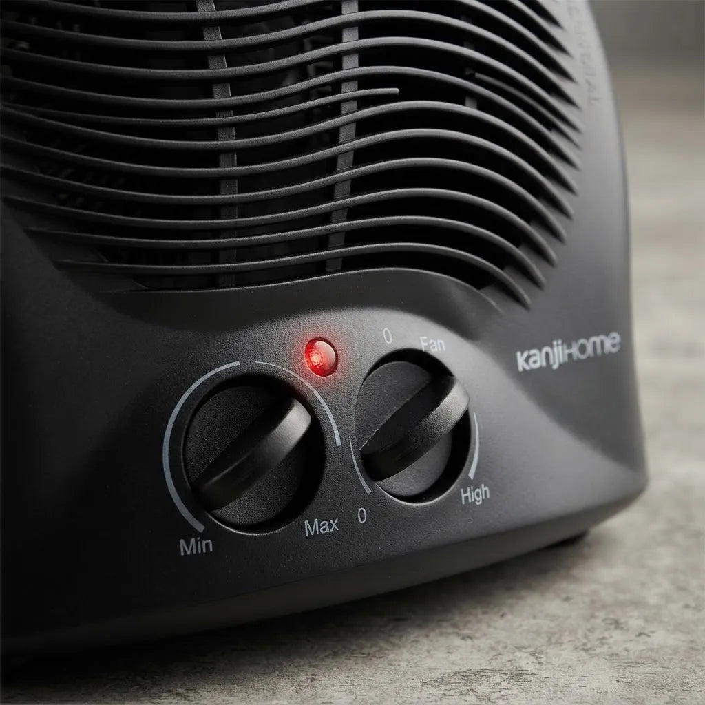Caloventor Con Termostato Kanji Home Ch103 De 2000w