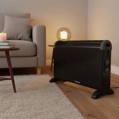 Calefactor Eléctrico Convector Liliana Duowarm Cnm18 Negro