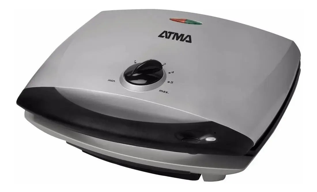 Parrilla Eléctrica Atma Grill Antiadherente 1400w Gris