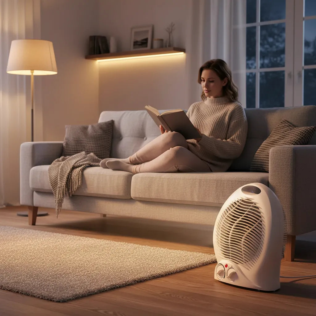 Caloventor Kanji Home Ch103 Blanco De 2000w Termostato Blanco