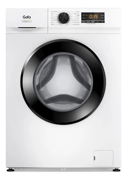 Lavarropas Carga Frontal Lfg06w Gafa 6kg Blanco Inverter Blanco