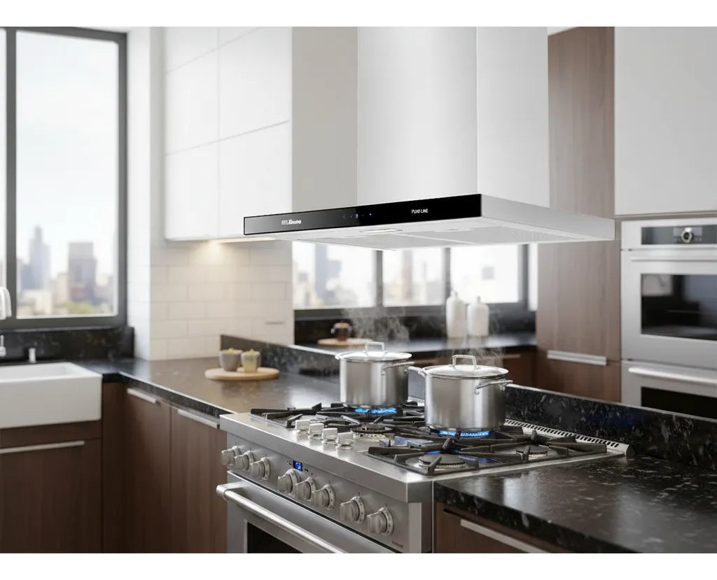 Campana Extractora De Aire Pureline Liliana Kc997 De 60 Cm Inox