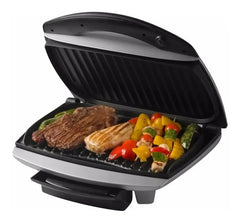 Parrilla Eléctrica Atma Grill Antiadherente 1400w Gris
