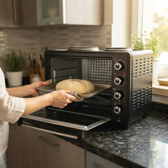 Horno Grill Sansei HGCSA6324AUAPI 63l Con Anafe y Convección Negro