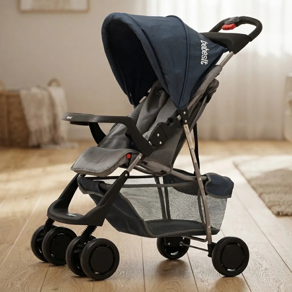COCHE BEBESIT 1337-L PASEO EOS GRIS OSCURO