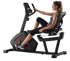 Bicicleta Fija Horizontal Magnetica Randers Arg6392 H110k Negro