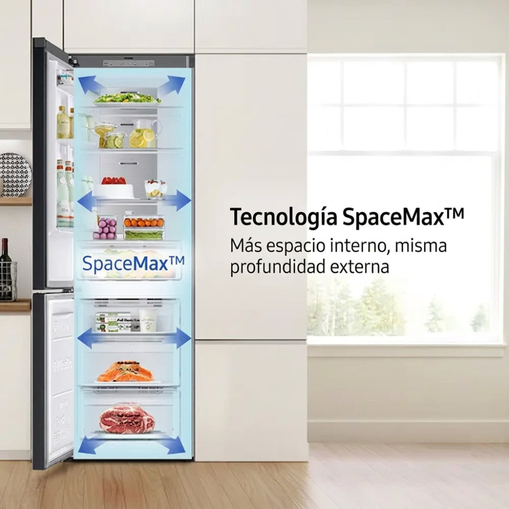 Heladera No Frost Samsung Rb33a307031 Bespoke 328l Space Max