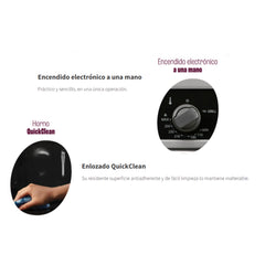 Horno De Empotrar Multigas Longvie H6900xt Acero Inox Acero Inoxidable