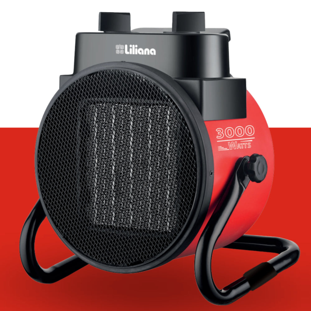 Caloventor Eléctrico Industrial Liliana Cfi830 Powertyred 3000w Rojo