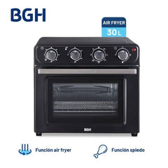 Horno Electrico Grill Bgh Bhe30fn25t Airfry Spiedo de 30lts