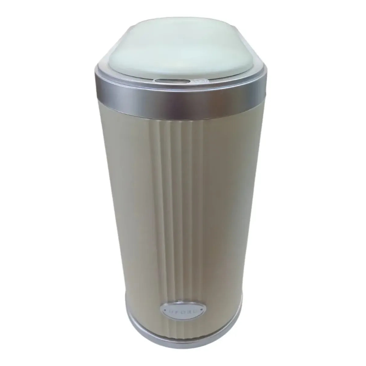 Cesto Basura Rectangular Inteligente Con Sensor Vivendi 12l Beige