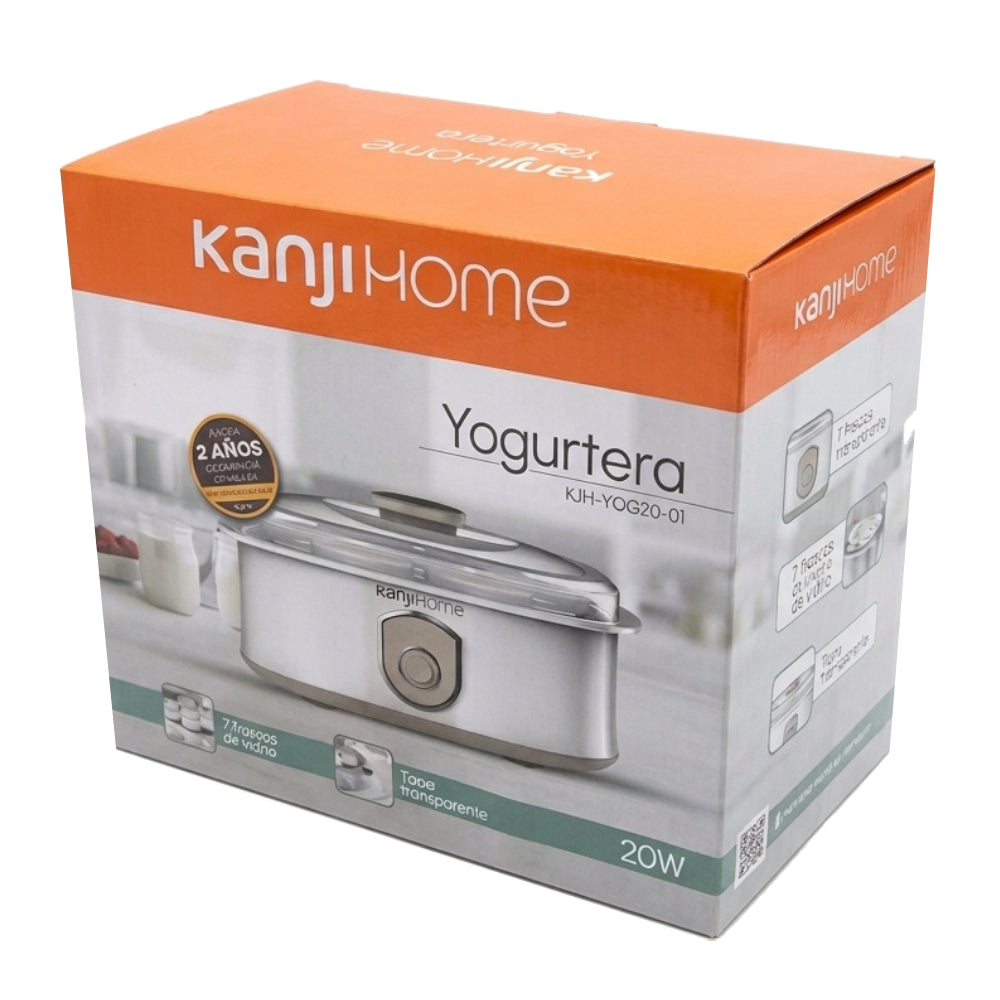 Yogurtera Kanji Kjh-yog20-01 De 7 Frascos De Vidrio 20w