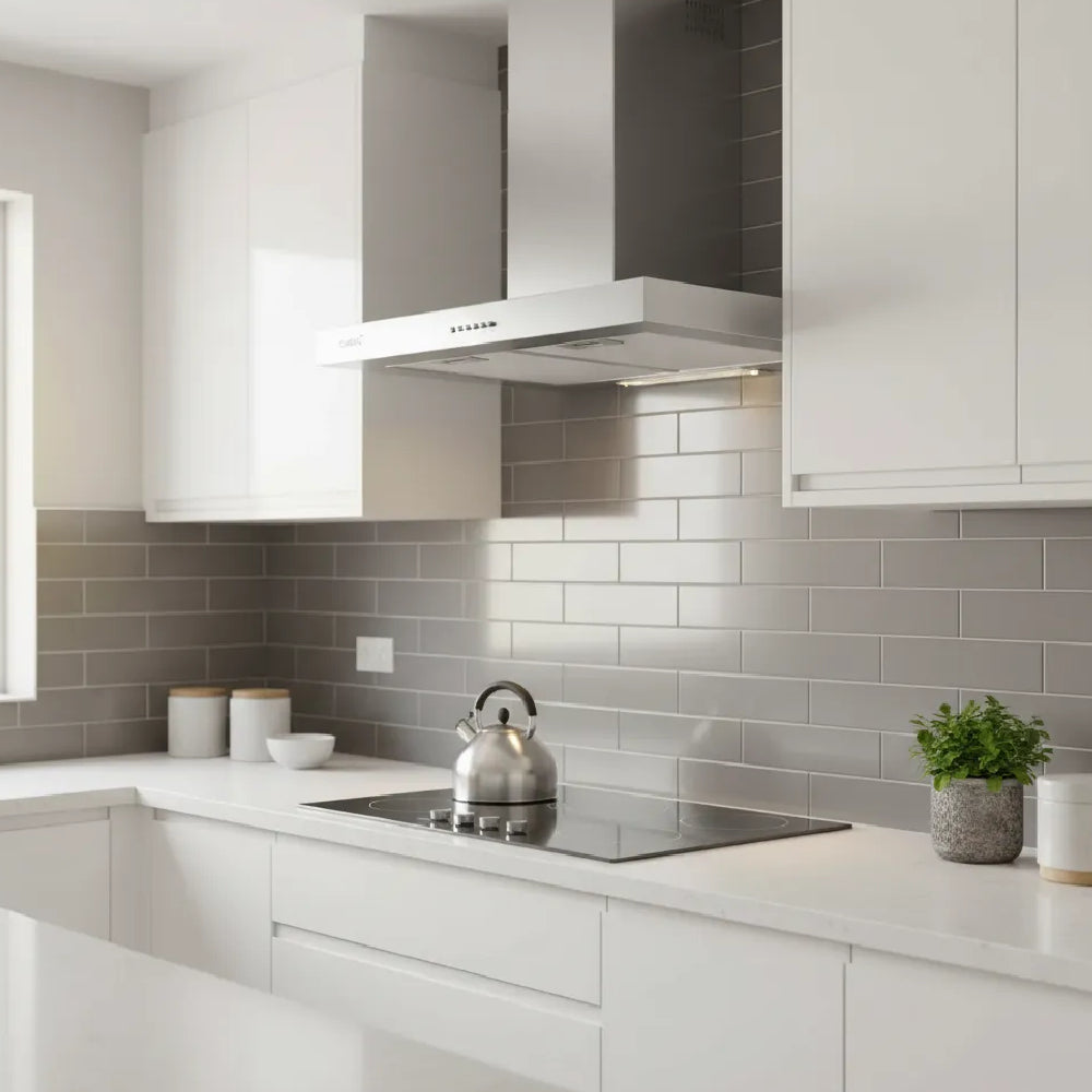 Campana Extractora De Pared Cata Sk6000x De 60cm Gris